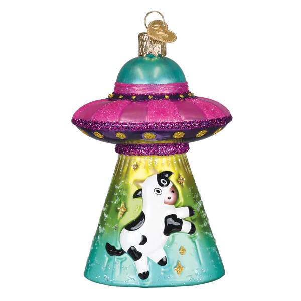 Item 425093 Cow Abduction Ornament