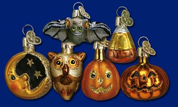 Item 425118 Mini Halloween Symbol Ornament