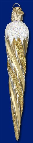Item 425620 Golden Icicle Ornament