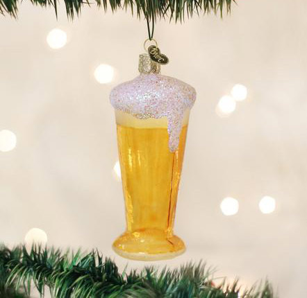 Item 425669 Pilsner Glass of Beer Ornament