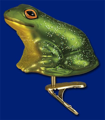 Item 425676 Frog Clip-On Ornament