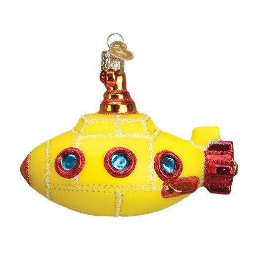 Item 425936 Groovy Yellow Submarine Ornament