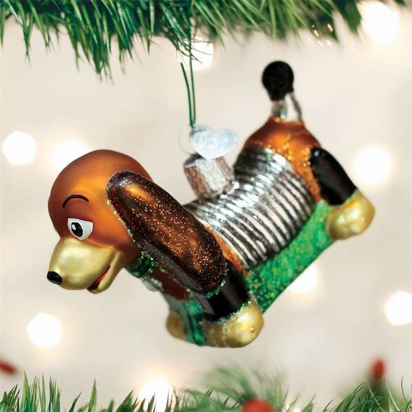 Item 425946 Toy Coil Dog Ornament
