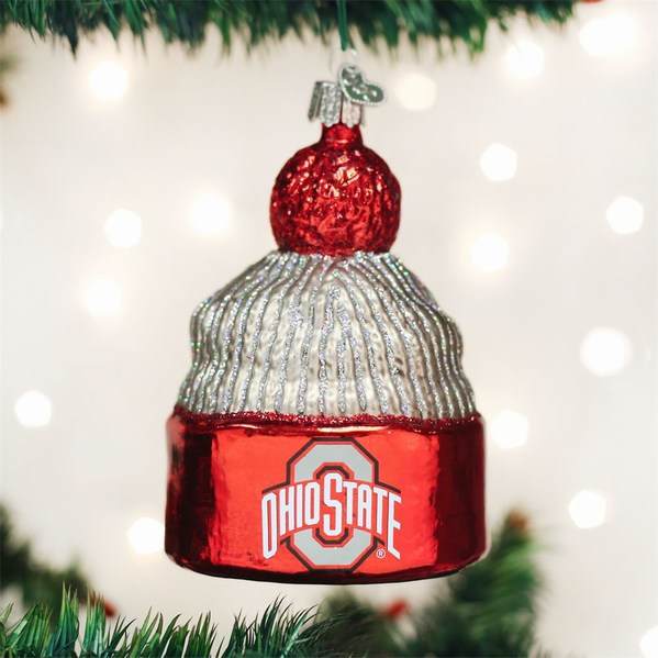 Item 426114 Ohio State University Buckeyes Beanie Ornament
