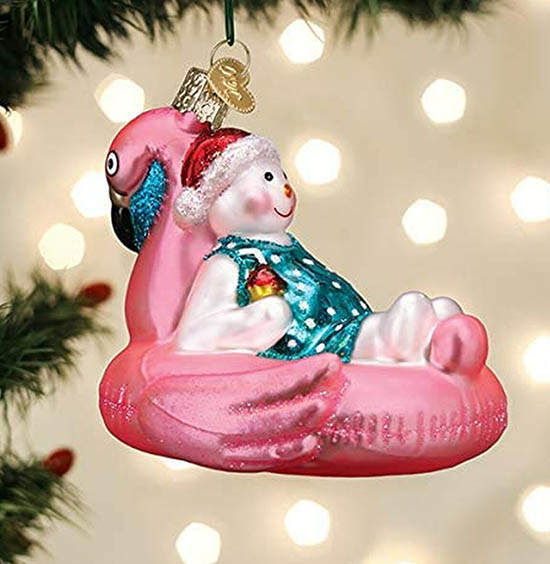 Item 426249 Pool Float Snowman Ornament