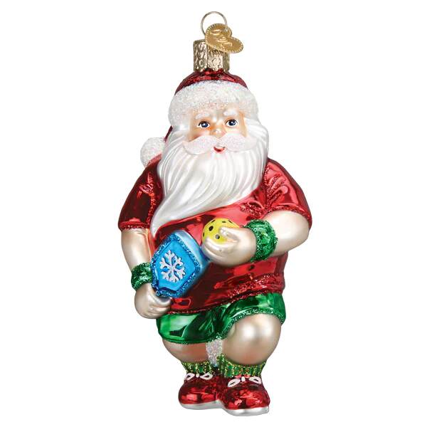 Item 426491 Pickleball Santa Ornament