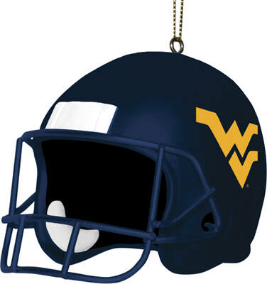 Item 432057 West Virginia University Mountaineers Helmet Ornament