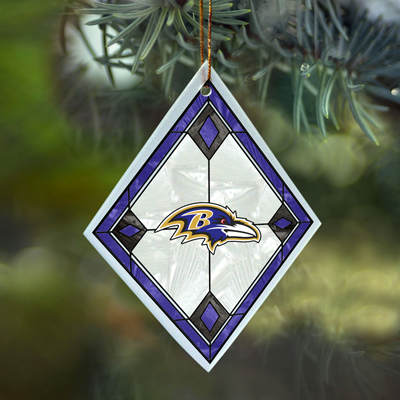 Item 432099 Baltimore Ravens Diamond Ornament