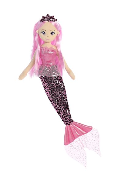 Item 451200 Pink Sea Sparkles Mermaid With Giraffe Print