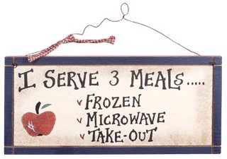 Item 455027 I Serve 3 Meals Sign