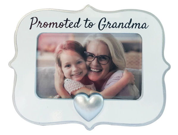 Item 459086 Promoted To Grandma Photo Frame Ornament