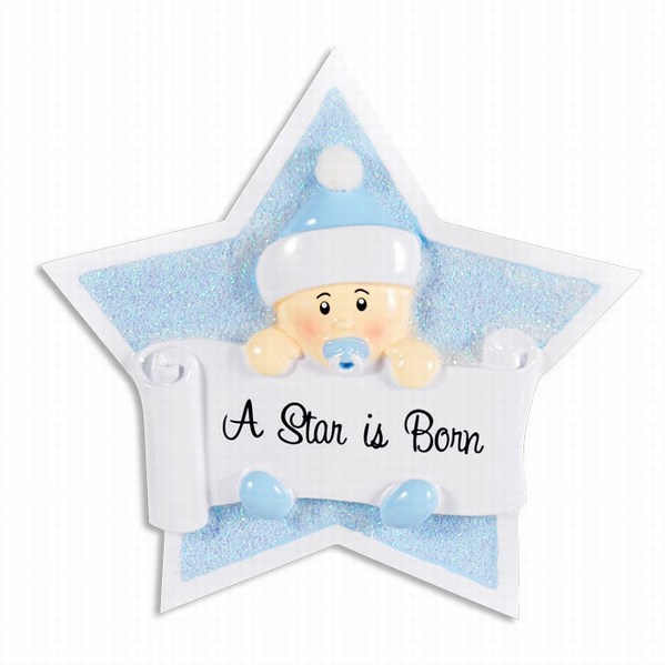 Item 459184 A Star Is Born Boy Ornament