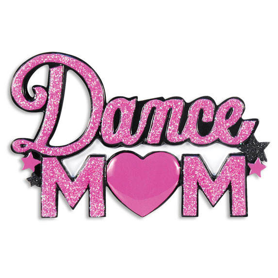 Item 459190 Dance Mom Word With Stars Ornament