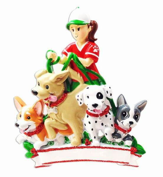 Item 459294 Dog Walker Ornament