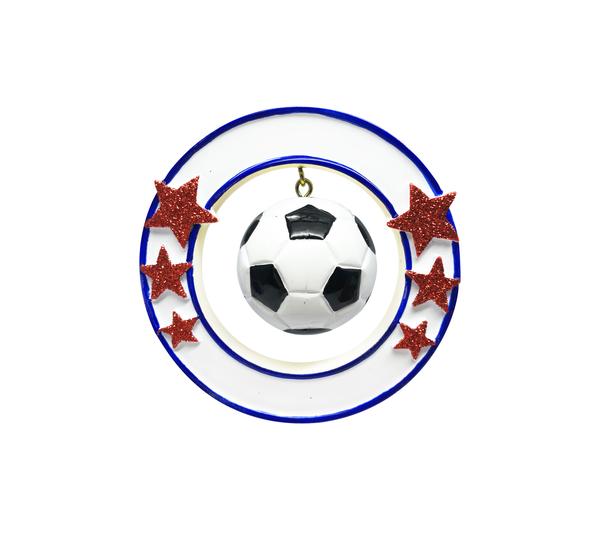 Item 459428 3D Soccer Ball Ornament