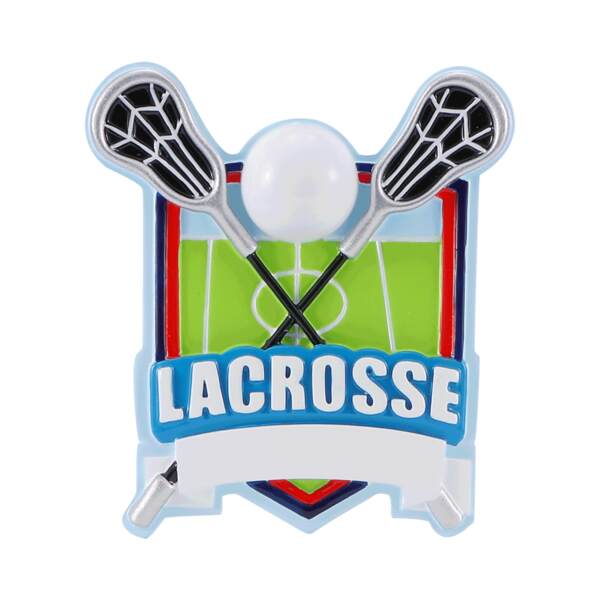 Item 459636 Lacrosse Shield Ornament