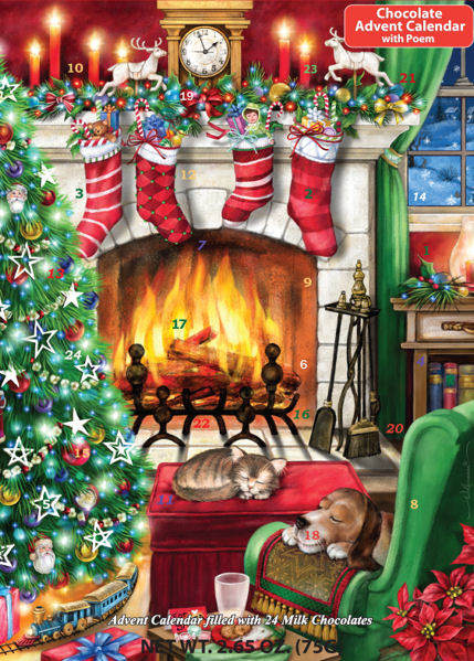 Item 473003 Cozy Christmas Chocolate Advent Calendar