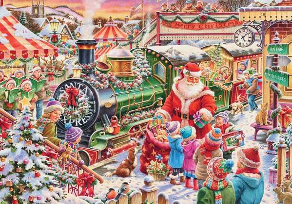 Item 473041 Santas Train Advent Calendar