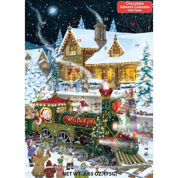 Item 473055 Train Chocolate Advent Calendar