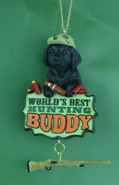 Item 483079 World's Best Hunting Buddy Ornament