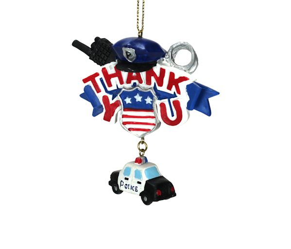 Item 483435 Thank You Police Officer Sign Ornament