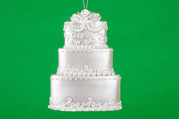 Item 483763 Wedding Cake Ornament