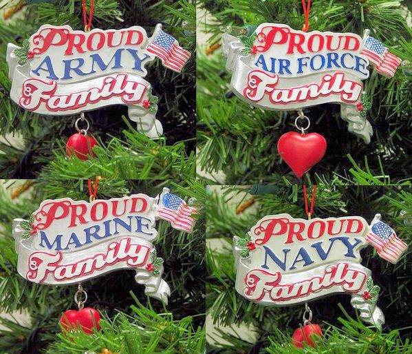 Item 483788 Proud Military Family Ornament