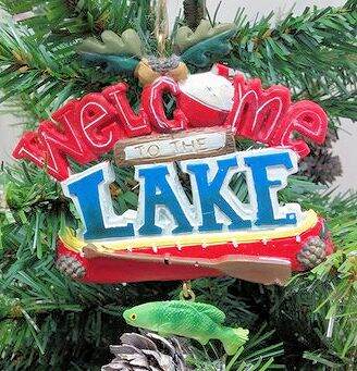 Item 483809 Welcome to the Lake Ornament