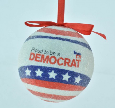 Item 483864 Proud To Be A Democrat Ornament
