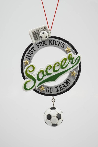 Item 483881 Just For Kicks/Go Team! Soccer Disc Ornament