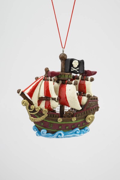 Item 483961 Pirate Ship Ornament