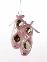 Item 495708 Pair of Pink Ballet Shoes Ornament