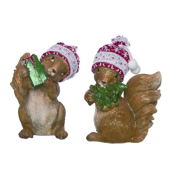 Item 501439 Christmas Squirrel Figure