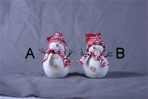 Item 501528 Snowman With Red/White Hat & Scarf