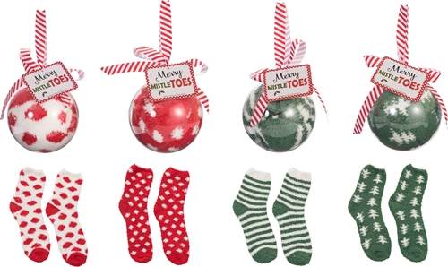 Item 501574 Sock In Ball Ornament