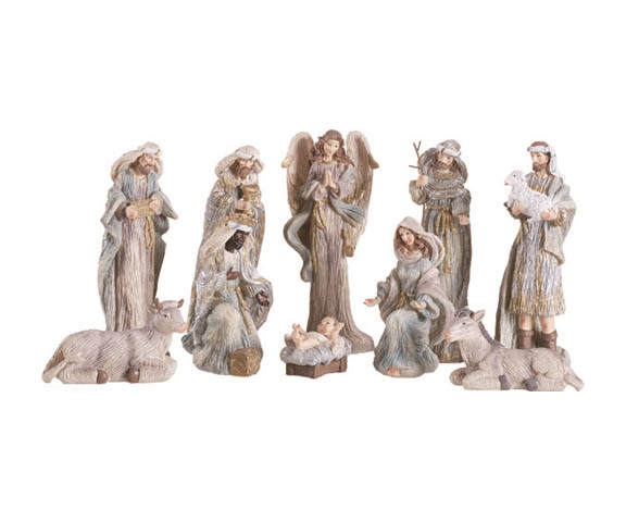 Item 501739 Nativity Figure 10 Piece Set