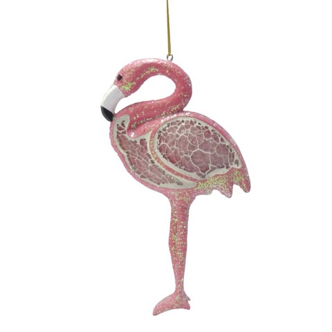 Item 516138 Mosaic Flamingo Ornament