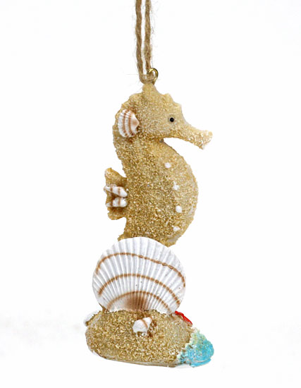 Item 516281 Sand Seahorse Ornament