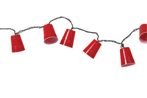 Item 518065 Red Party Cups Novelty Lights Set