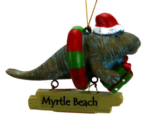 Item 524048 Myrtle Beach Manatee Ornament