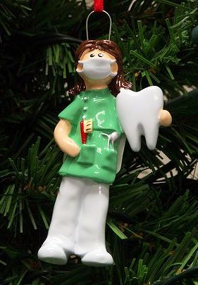 Item 525140 Female Dentist Ornament