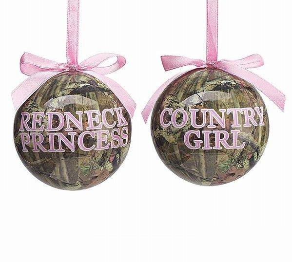 Item 527023 Redneck Princess/Country Girl Ball Ornament