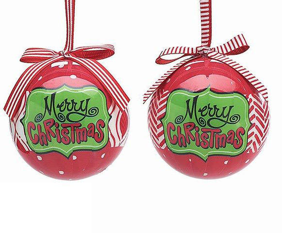 Item 527047 Merry Christmas Ball Ornament