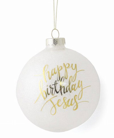 Item 527075 Happy Birthday Jesus Ornament