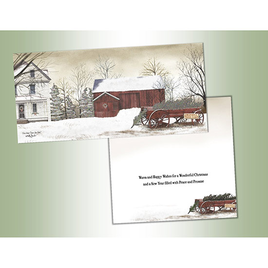 Item 552045 Red Barn Christmas Cards
