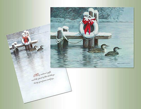 Item 552130 Loons Christmas Cards