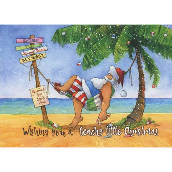 Item 552134 Santa Hammock Christmas Cards