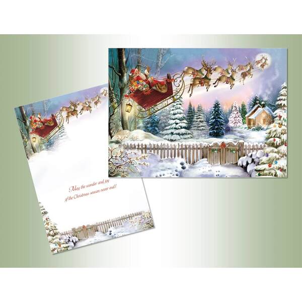 Item 552177 Santa Sleigh Christmas Cards