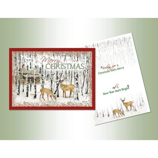 Item 552211 Christmas Cabin Cards