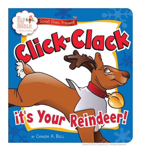 Item 556028 Scout Elves Present Click-Clack It's Your Reindeer Book